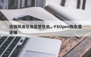 洗钱风波引发监管危机，FXOpen股东遭逮捕