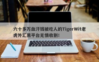 六十多万血汗钱被吃人的TigerWit老虎外汇黑平台无情收割！