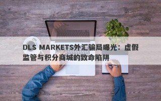 DLS MARKETS外汇骗局曝光：虚假监管与积分商城的致命陷阱