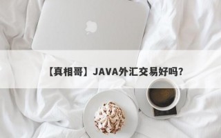 【真相哥】JAVA外汇交易好吗？
