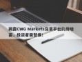 揭露CWG Markets交易平台的阴暗面，投资者需警惕！