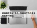 29万美金冻结7个月，TMGM平台的出金难题如何破解？