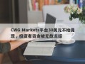 CWG Markets平台30美元不给提现，投资者资金被无故冻结