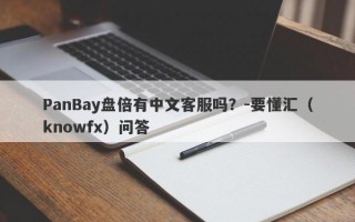 PanBay盘倍有中文客服吗？-要懂汇（knowfx）问答