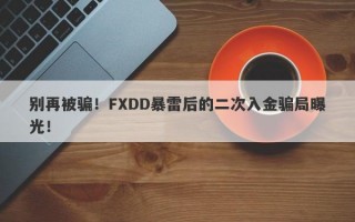 别再被骗！FXDD暴雷后的二次入金骗局曝光！