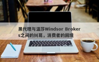 黑代理与温莎Windsor Brokers之间的纠葛，消费者的困境