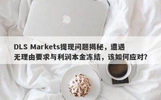 DLS Markets提现问题揭秘，遭遇无理由要求与利润本金冻结，该如何应对？