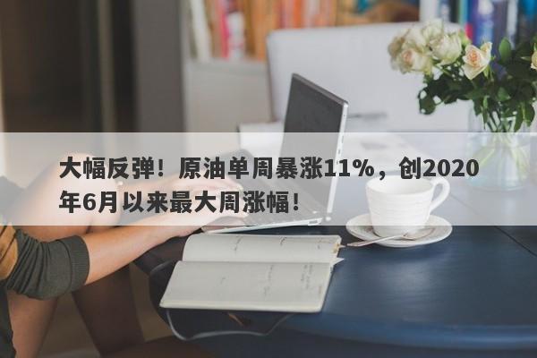 大幅反弹！原油单周暴涨11%，创2020年6月以来最大周涨幅！-第1张图片-要懂汇圈网