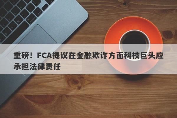 重磅！FCA提议在金融欺诈方面科技巨头应承担法律责任-第1张图片-要懂汇圈网