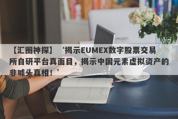 【汇圈神探】‘揭示EUMEX数字股票交易所自研平台真面目，揭示中国元素虚拟资产的非噱头真相！’-第1张图片-要懂汇圈网