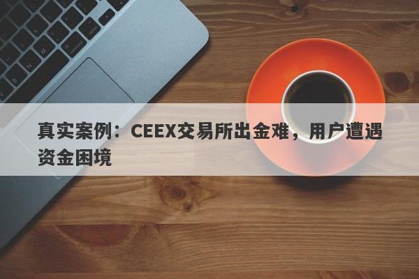 真实案例：CEEX交易所出金难，用户遭遇资金困境-第1张图片-要懂汇圈网